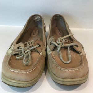 Sperry Women's Tan  Angelfish Boat Shoe - Size 10